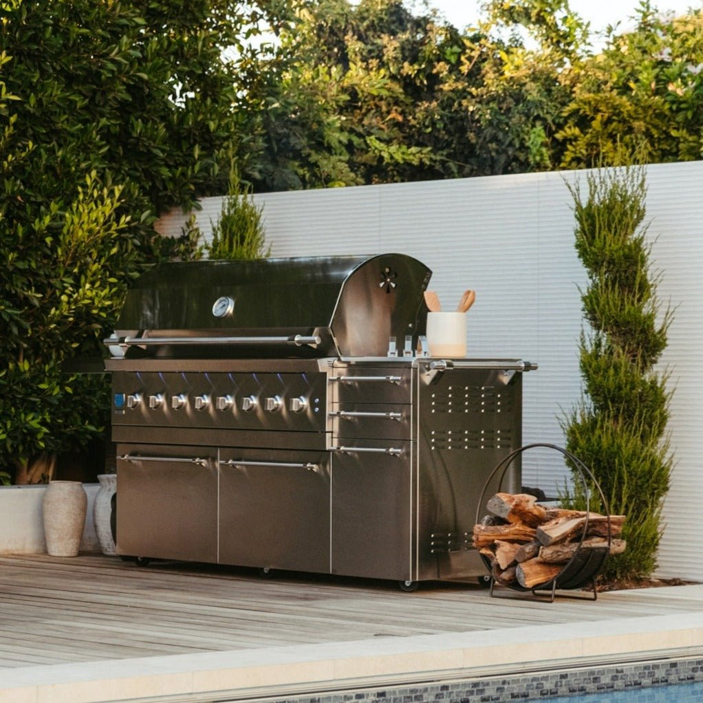 American Made Grills Encore 54-Inch Freestanding Hybrid Grill - Gas Wood & Charcoal - view 4