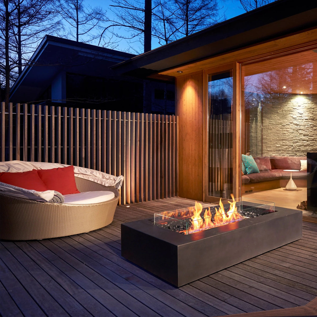 EcoSmart Fire Wharf 65 Fire Pit Table - view 4