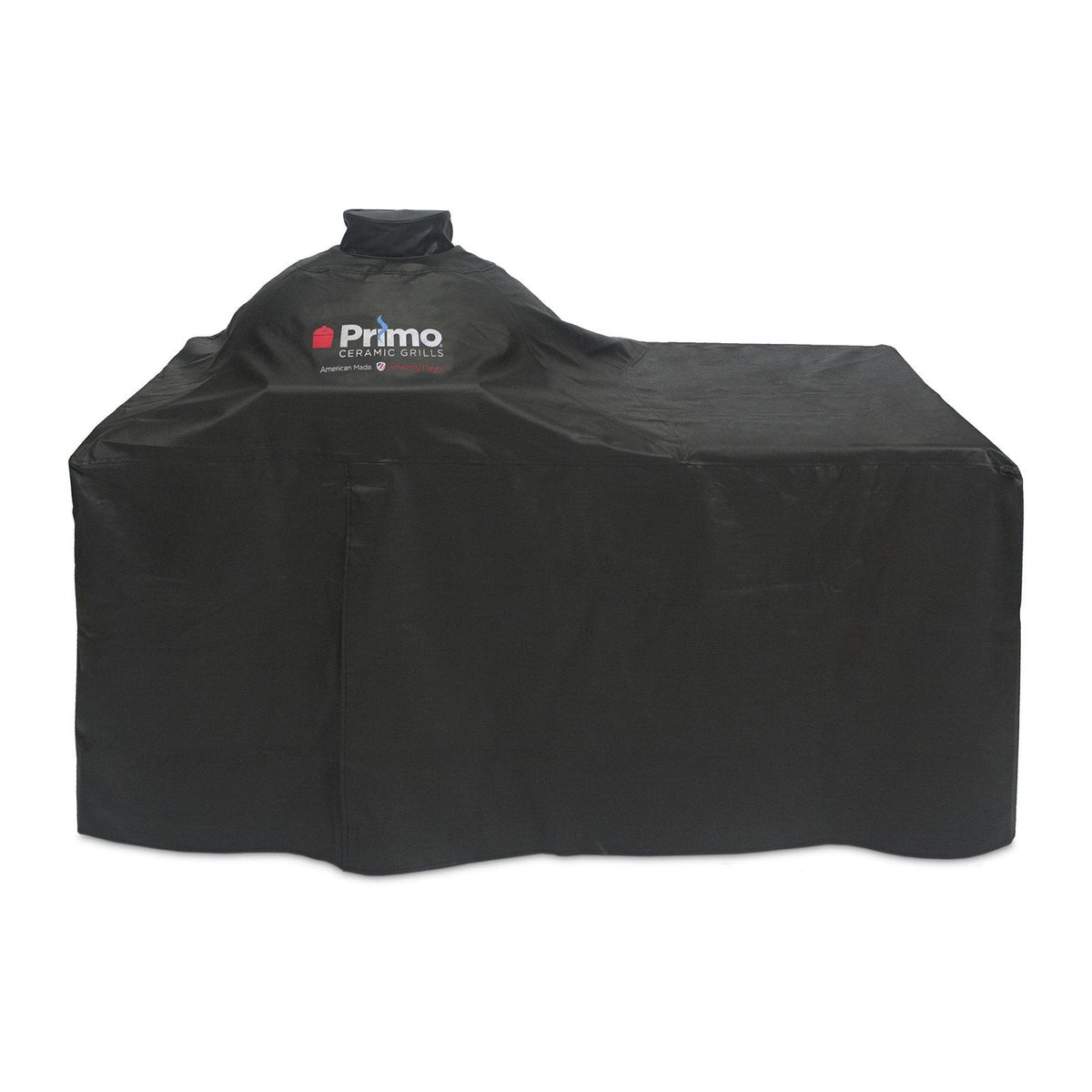 Primo Grill Cover for Oval Large 300 or Oval Junior 200 in Cypress Countertop Table - view 3