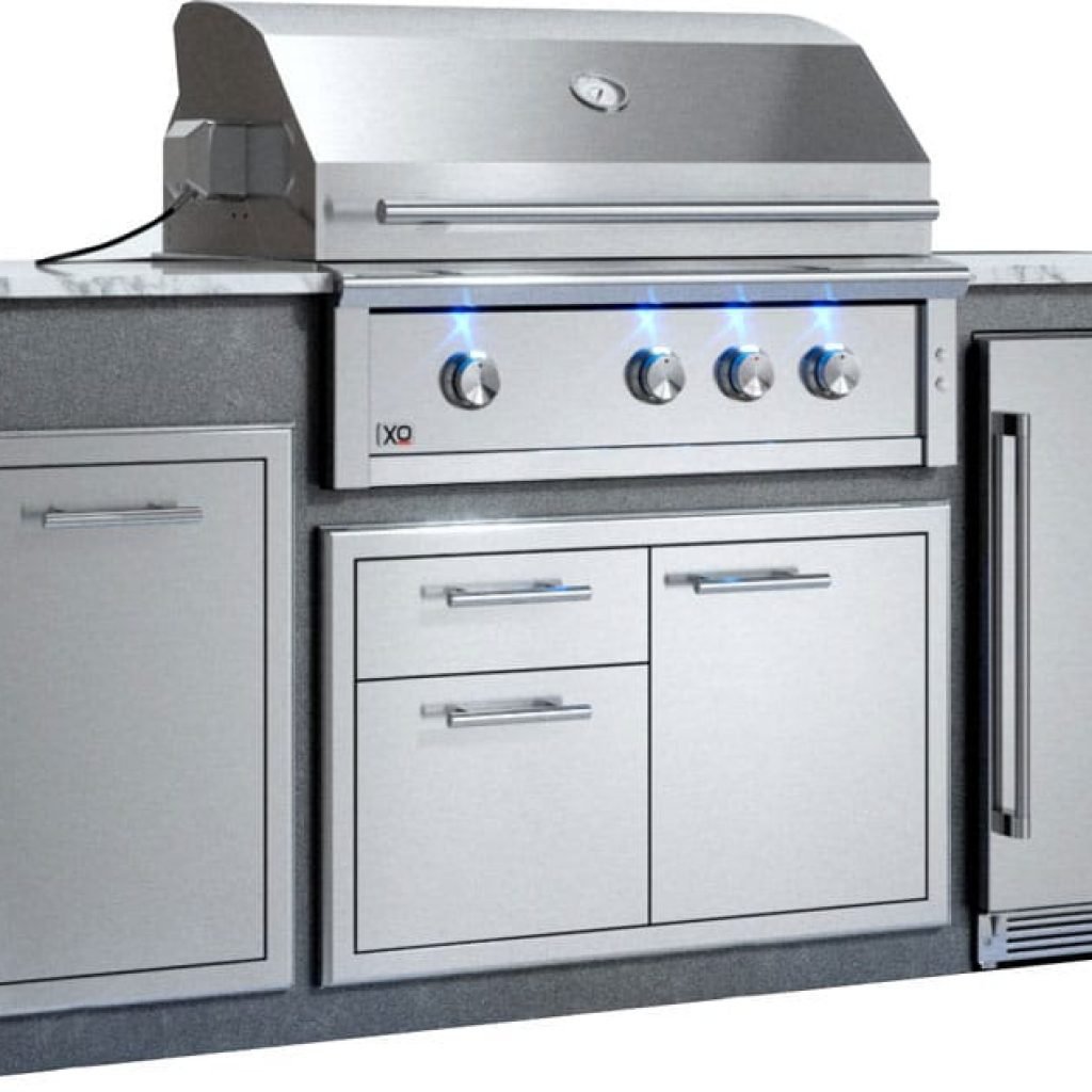 XO Pro-Grade Designer Pre-Assembled Island with 36 Inch XO Pro Grade Grill - view 5