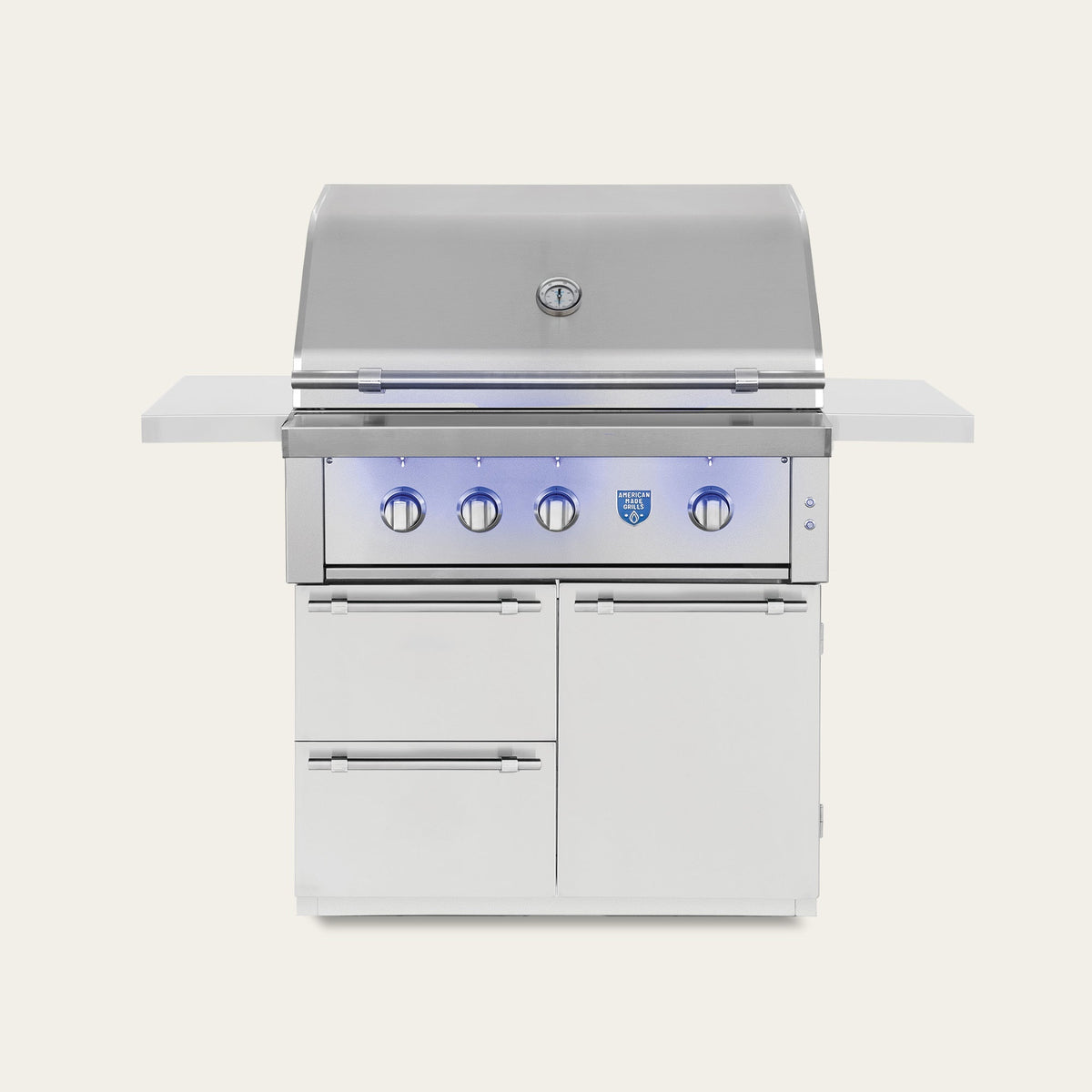 American Made Grills Estate Freedom 36-Inch Freestanding Propane Grill with Cart - ESTFS36-FR-LP