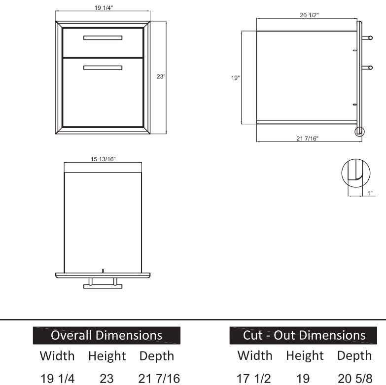 XO 24 Inch Dual Zone Wine Cooler Panel Ready Built-In Wine Cellar - view 4