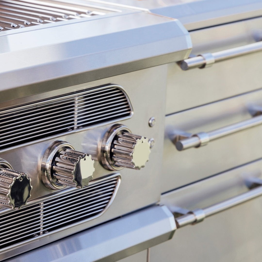 American Made Grills Muscle 54-Inch Freestanding Hybrid Grill - Natural Gas - MUSFS54-NG