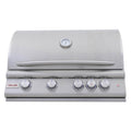 Blaze Premium LTE+ Marine Grade 32 Inch 4-Burner Gas Built In Grill w/ Rear Infrared Burner w/ Lift-Assist Hood