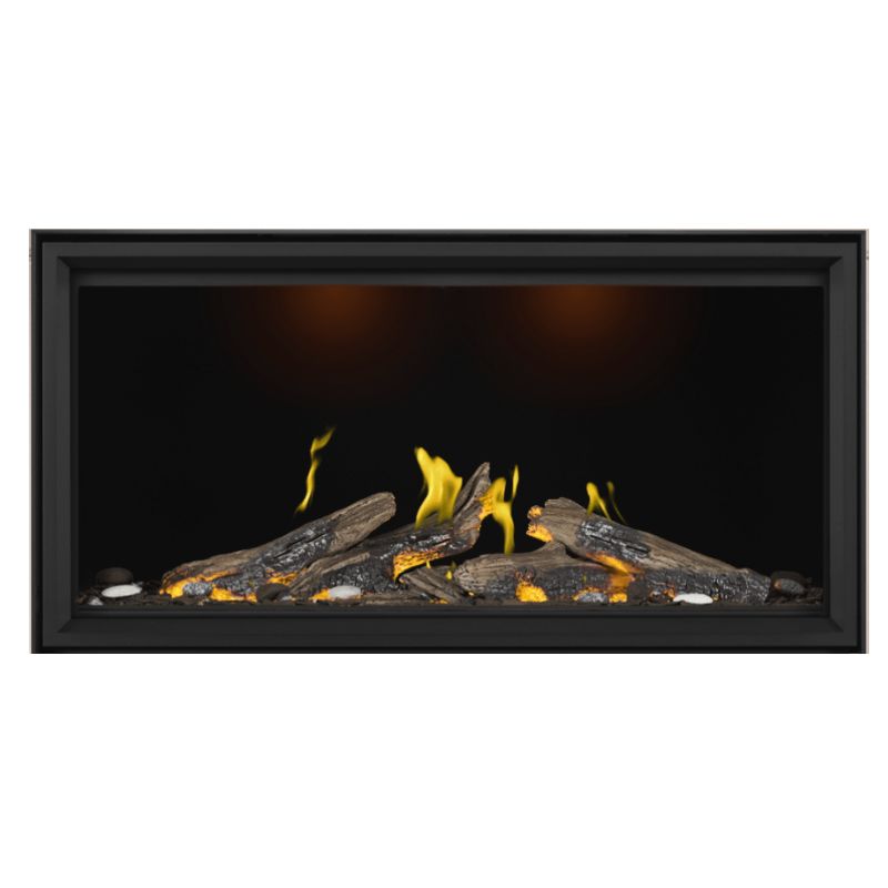 Napoleon Tall Vector with Luminous Logs 50" Direct Vent Linear Gas Fireplace - view 3