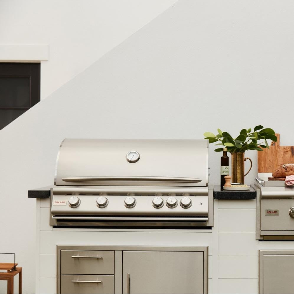 Blaze Premium LTE+ 40-Inch 5-Burner Built-In Propane / Natural Gas Grill W/ Rear Infrared Burner & Lift-Assist Hood - BLZ-5LTE3 - view 2