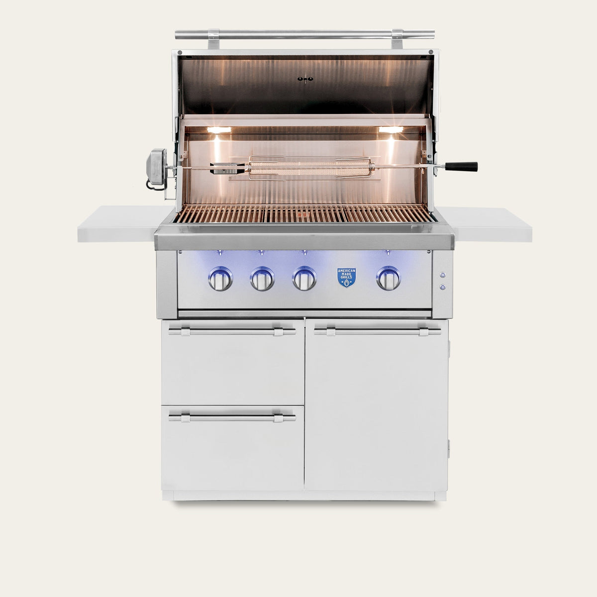 American Made Grills Estate Freedom 36-Inch Freestanding Propane Grill with Cart - ESTFS36-FR-LP
