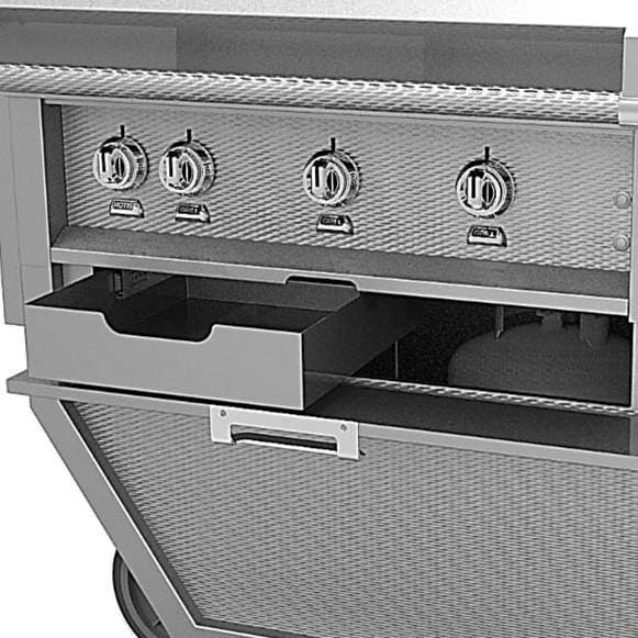 Hestan Deluxe 42-Inch Natural Gas Grill W/ Sear Burner, Rotisserie & Double Side Burner - view 20
