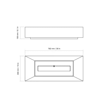 EcoSmart Fire Grate 30 Fireplace - view 4