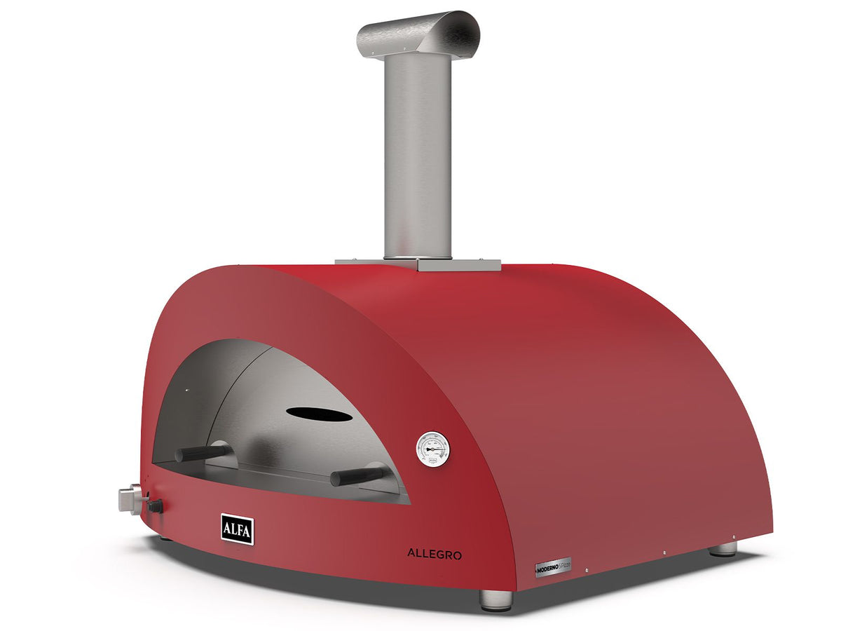 Alfa Moderno 5 Pizze 47-Inch Gas Pizza Oven - Ruby Red - view 2