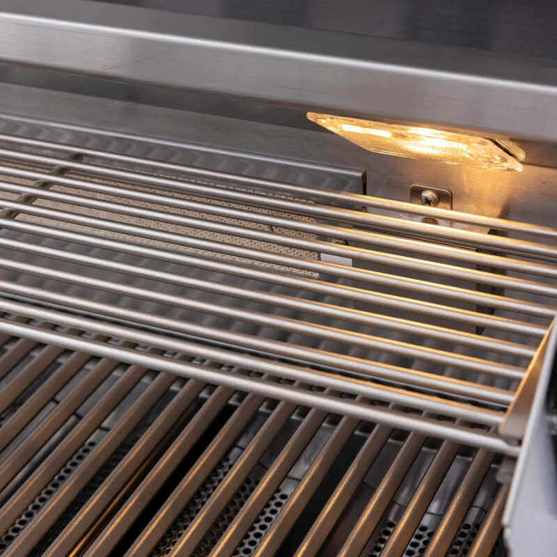Blaze Premium LTE+ Marine Grade 32 Inch 4-Burner Gas Built In Grill w/ Rear Infrared Burner w/ Lift-Assist Hood