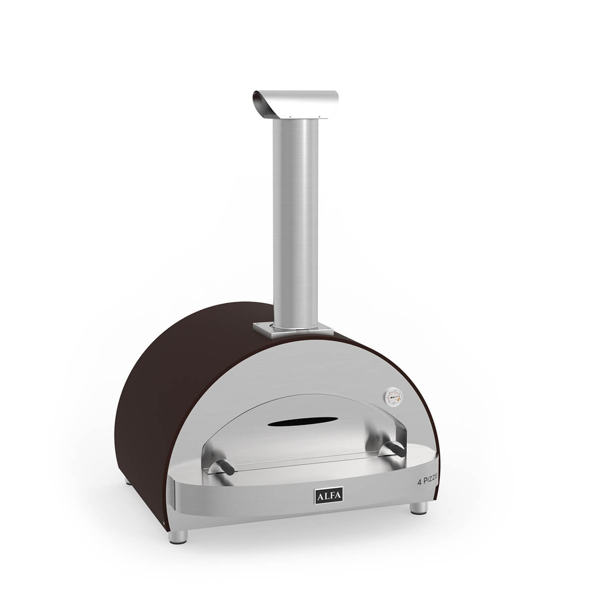 Alfa 4 Pizze Outdoor Wood-Fired Countertop Pizza Oven - Copper - view 2