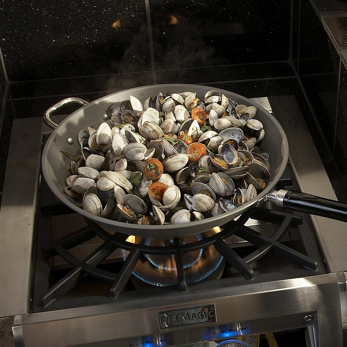 Fire Magic Echelon Diamond Built-In Natural Gas Power Burner W/ Porcelain Coated Cast Iron Grid - 19-5B2N-0 - view 3