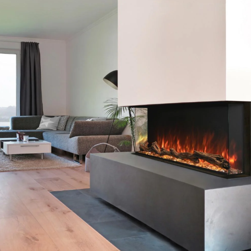 Modern Flames Landscape Pro Multi 120" 3-Sided Electric Fireplace - view 5