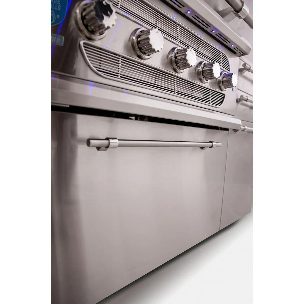 American Made Grills Muscle 36-Inch Freestanding Hybrid Grill on Cart - Natural Gas - MUSFS36-NG