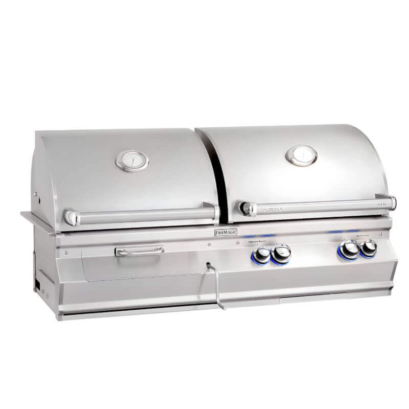 Fire Magic Aurora A830I 46-Inch Gas & Charcoal Combo Built-In Grill With Rotisserie