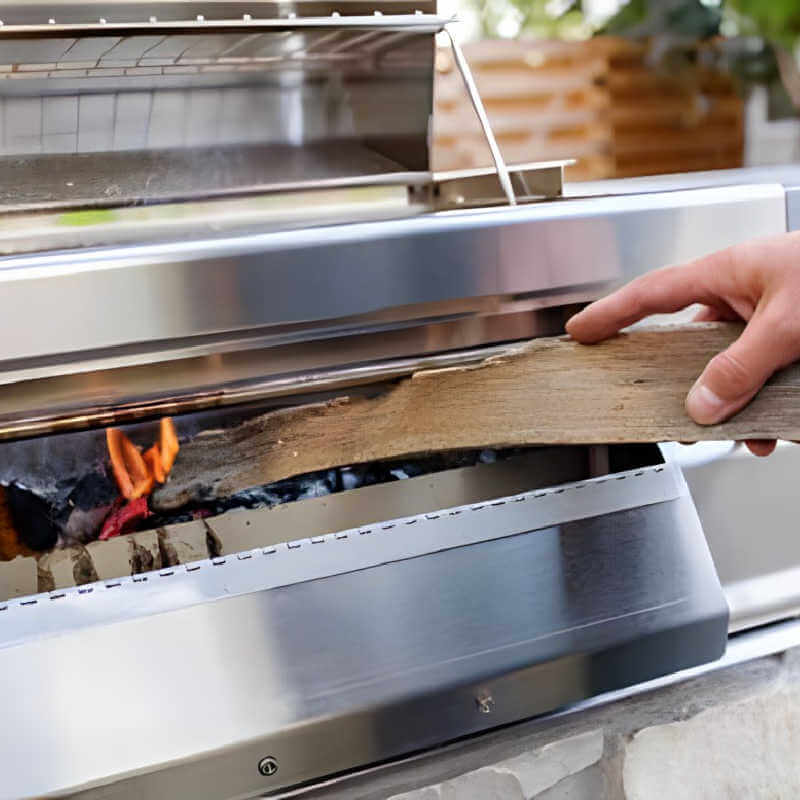 Fire Magic Legacy 24-Inch Built-In Smoker Charcoal Grill | 12-SC01C-A - view 7