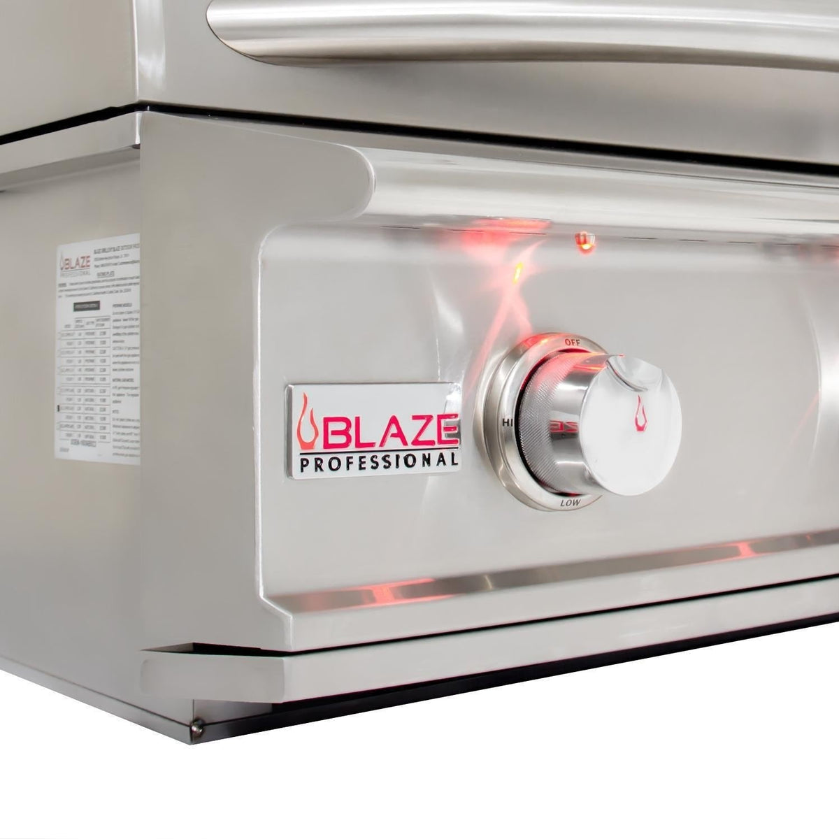 Blaze Professional LUX 44-Inch 4-Burner Freestanding Gas Grill With Rear Infrared Burner On Cart