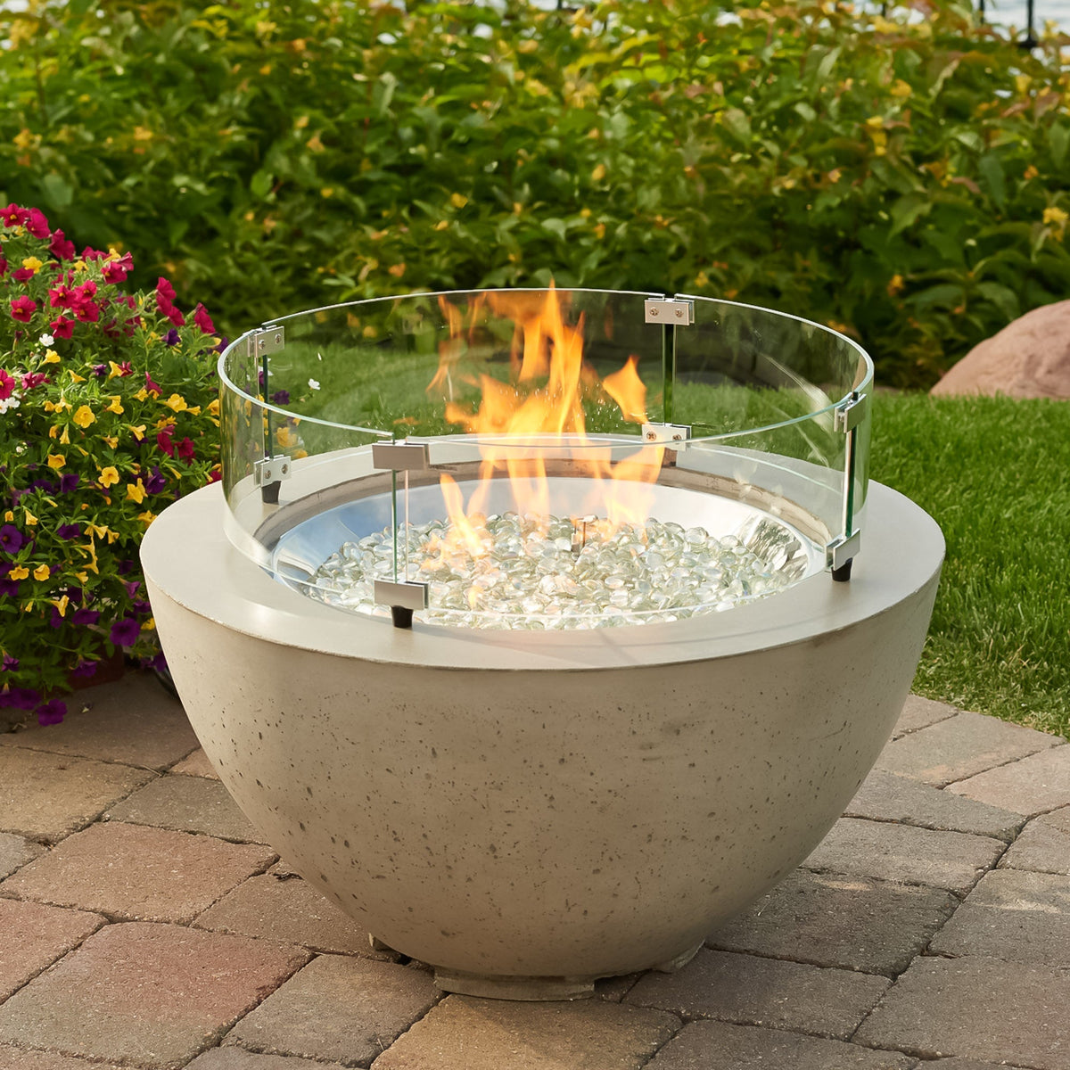 The Outdoor GreatRoom Cove Round Gas Fire Pit Bowl 29" - view 6