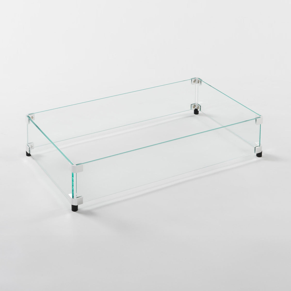 The Outdoor GreatRoom Rectangular Glass Wind Guard