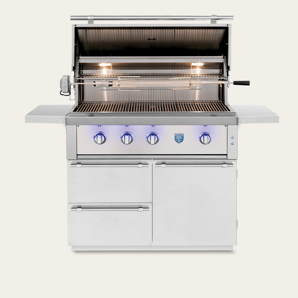 American Made Grills Estate Freedom 42-Inch Freestanding Propane Grill with Cart - ESTFS42-FR-LP - view 2