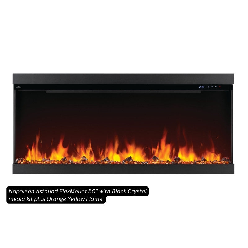 Napoleon Astound FlexMount 50" Linear Electric Fireplace - view 5