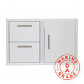 Blaze Marine Grade 32-Inch Access Door & Double Drawer Combo – view 4