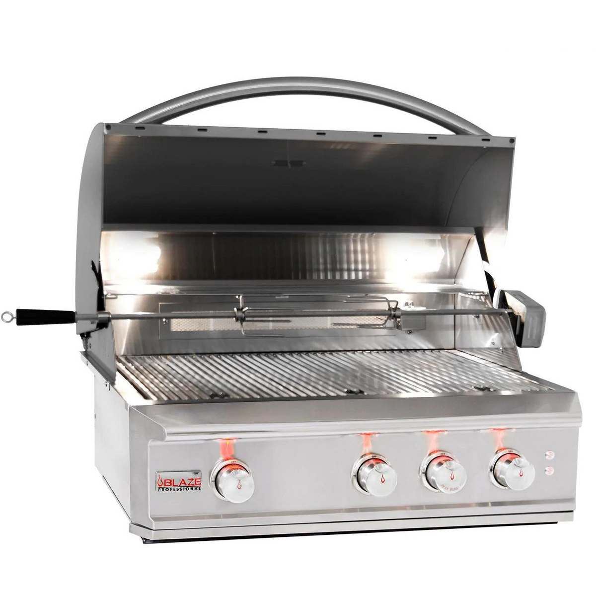 Blaze Professional LUX 34-Inch 3-Burner Built-In Gas Grill With Rear Infrared Burner - view 16