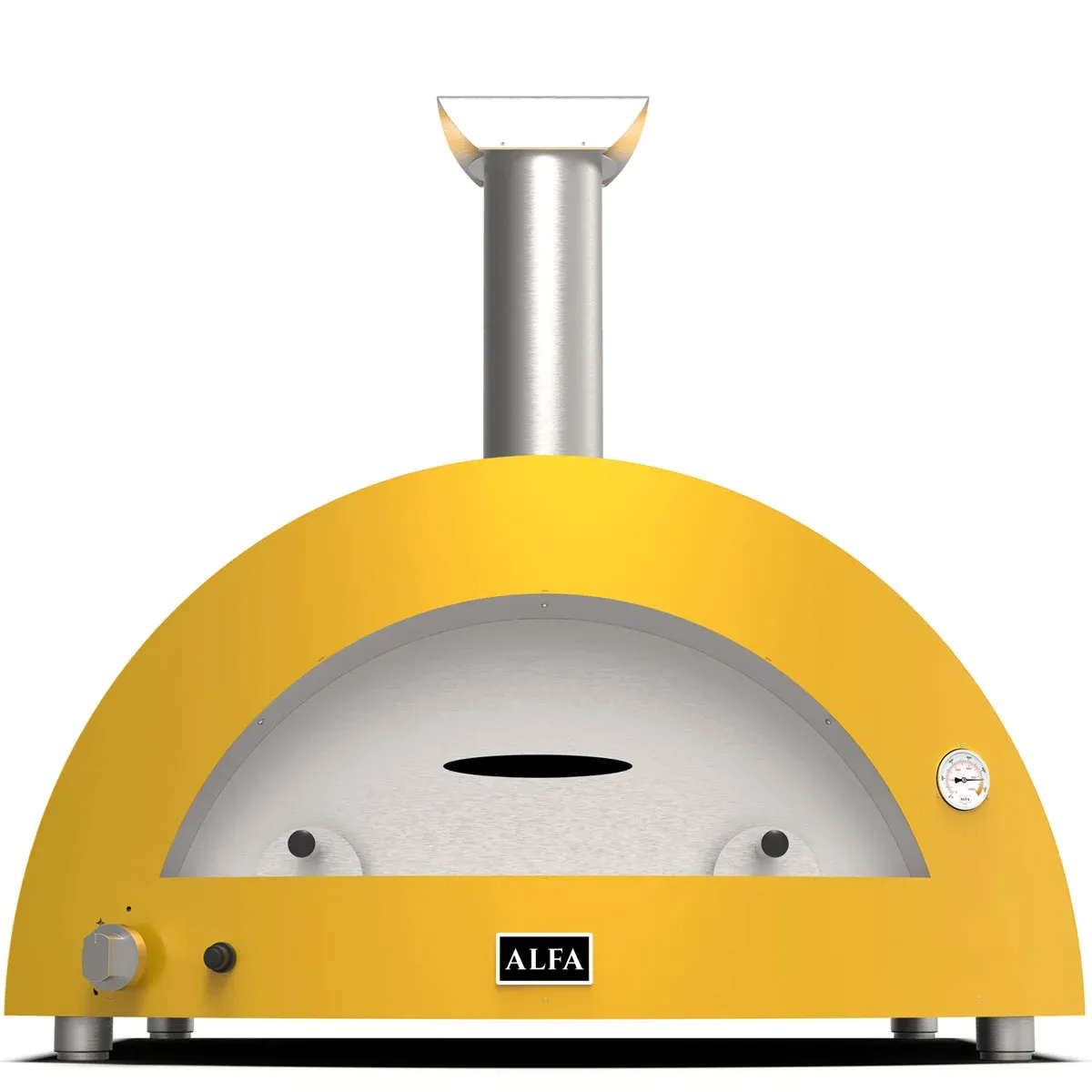 Alfa Moderno 5 Pizze 47-Inch Countertop Gas Pizza Oven - Imperial Yellow