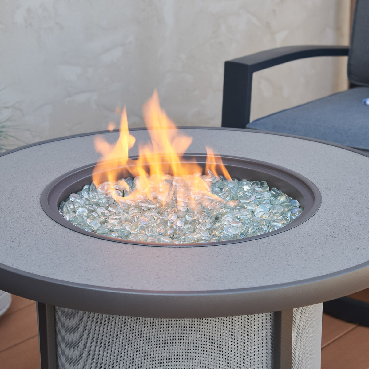 The Outdoor GreatRoom Stonefire Round Gas Fire Pit Table - view 13
