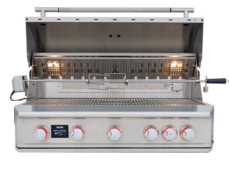 Blaze LTE PRO 40-Inch 5-Burner Built-In Gas Grill With Rear Infrared Burner & Rotisserie - view 2
