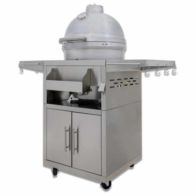 Blaze 20 Inch Cast Aluminum Kamado Grill W/ Cart - view 6