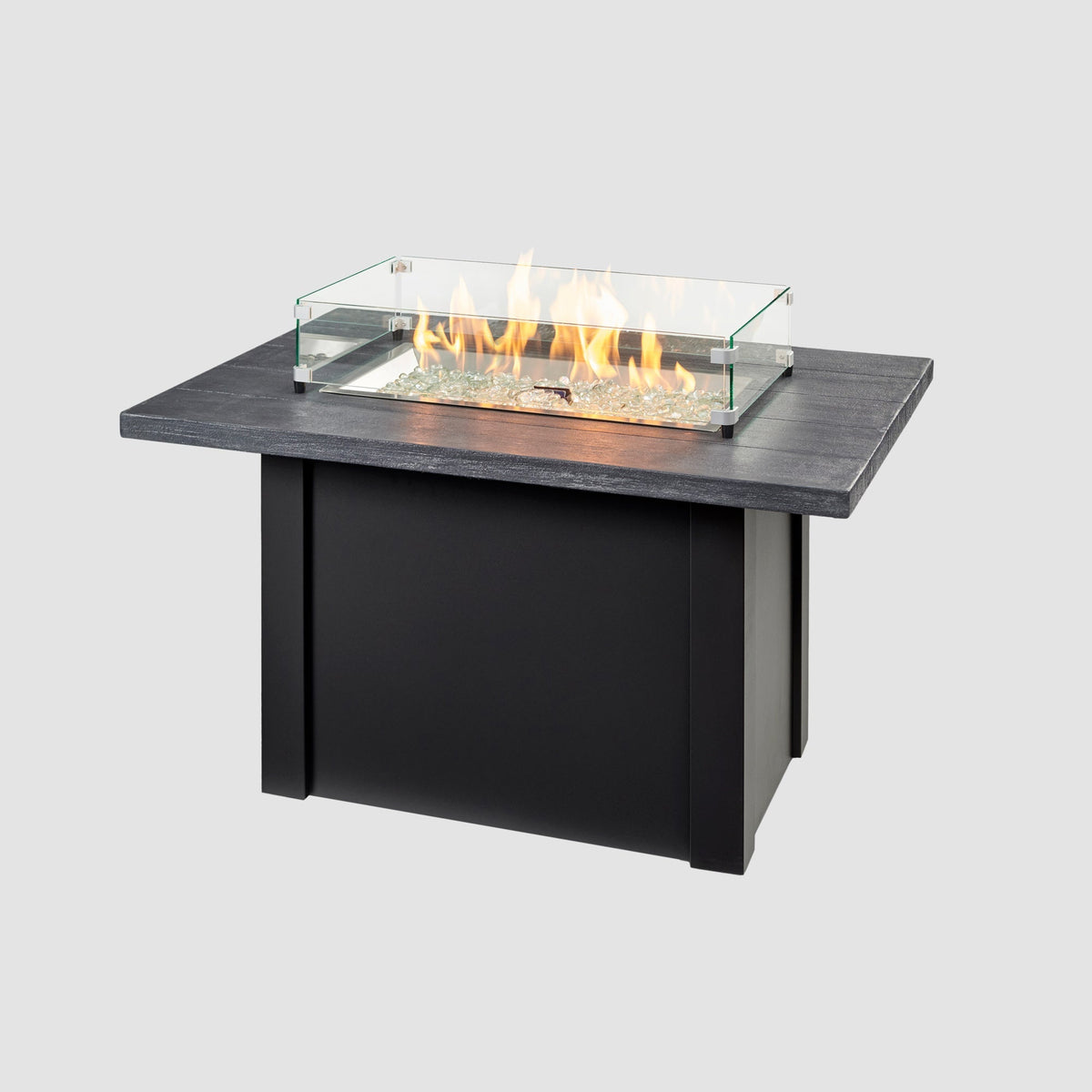 The Outdoor GreatRoom Havenwood Rectangular Gas Fire Pit Table 44" - view 43