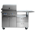 Lynx Professional 30-Inch All Trident Infrared Grill with Rotisserie on Mobile Kitchen Cart