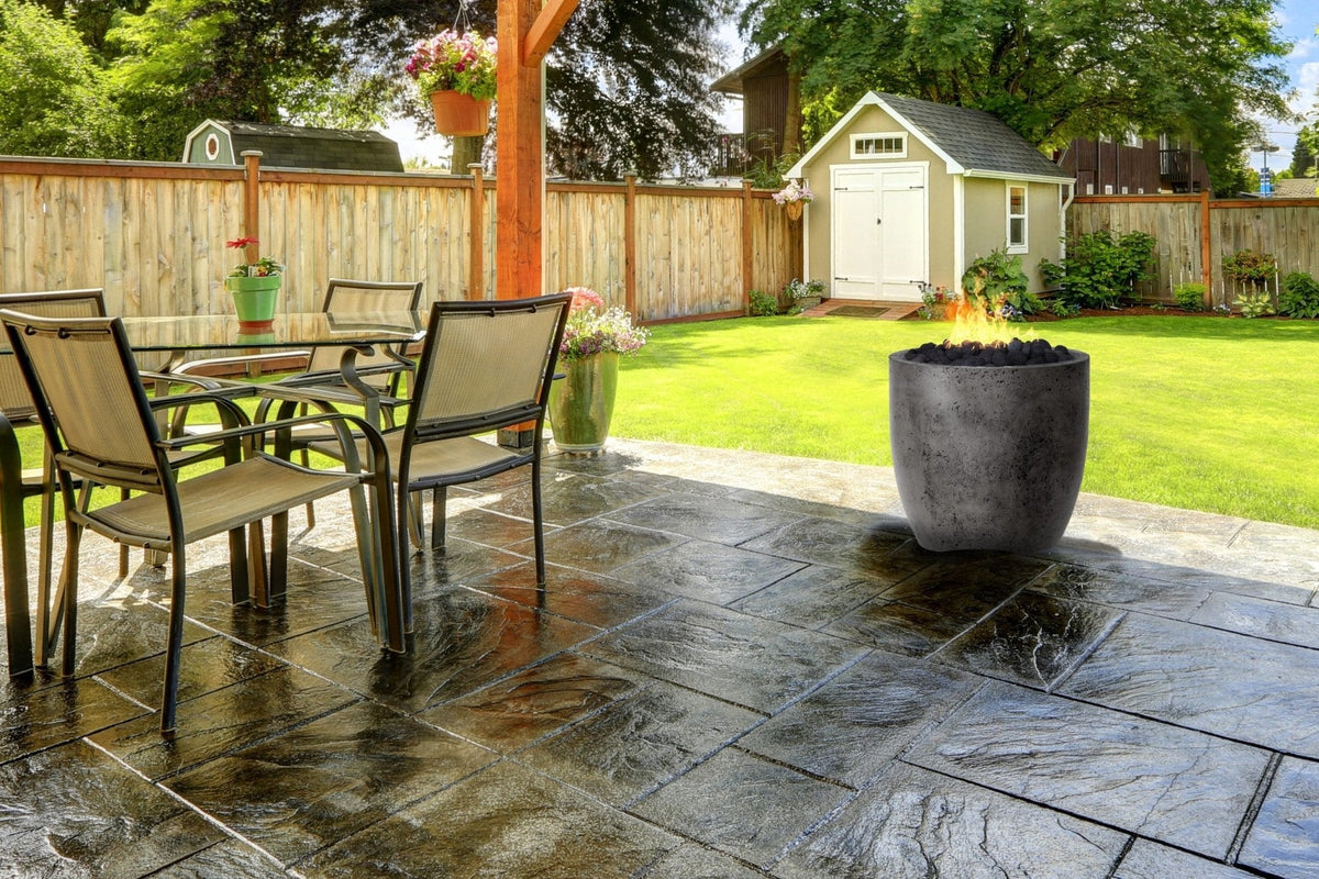 XO Round Fire Vessel Fire Pit - view 4