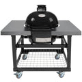 Primo Oval Junior 200 Ceramic Kamado Charcoal Grill with Cart Base
