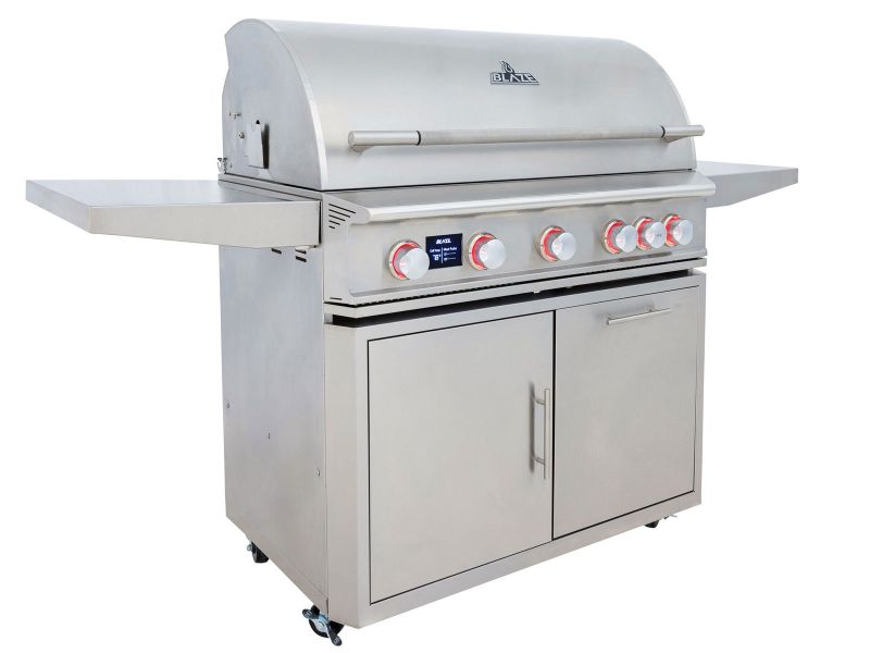 Blaze LTE PRO 40-Inch 5-Burner Gas Grill With Rear Infrared Burner & Rotisserie with Cart - view 5