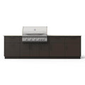 Blaze High Noon 10-Ft Outdoor Kitchen Island w/ 40-Inch Premium LTE+ Grill in Architectural Bronze w/ Aeris Countertop