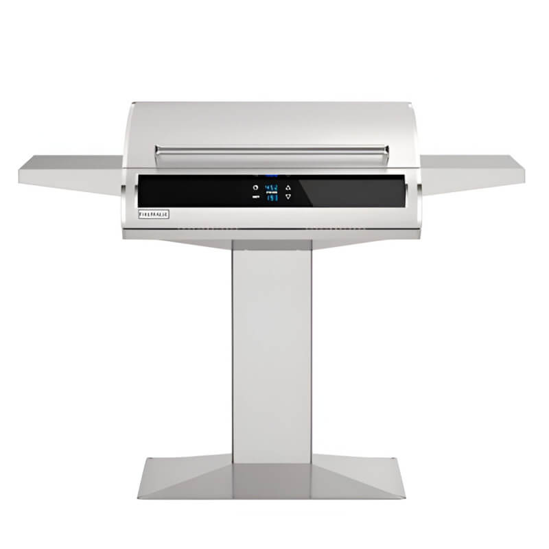 Fire Magic Electric EL500 31-Inch Post Mount Electric Grill w/ Single Touchscreen Control, Digital Timer, & Bluetooth