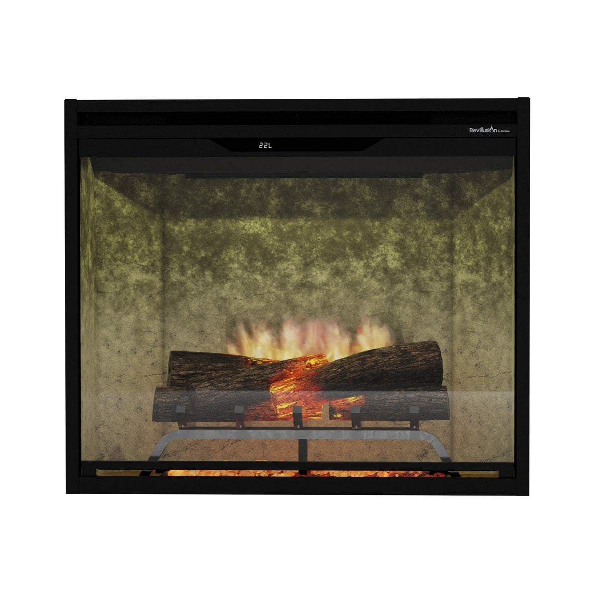 Dimplex REV30-WC Revillusion 30in Built-In Firebox - Weathered Concrete - view 3