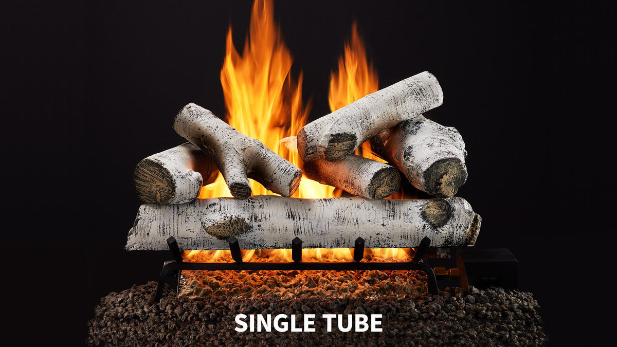 Majestic 30" Woodland Birch cement log set for Biltmore 50" (VTD-BRCH30)