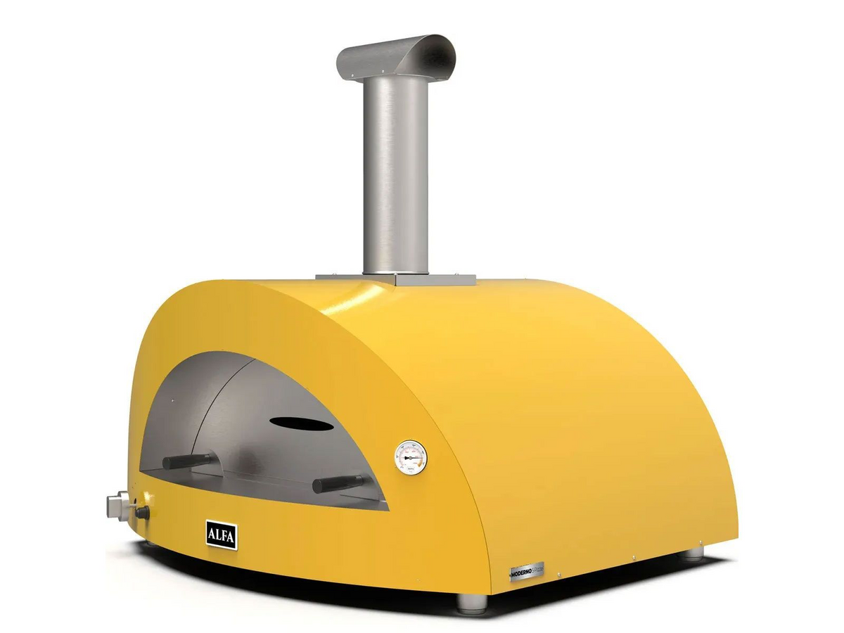 Alfa Moderno 5 Pizze 47-Inch Countertop Gas Pizza Oven - Imperial Yellow - view 2
