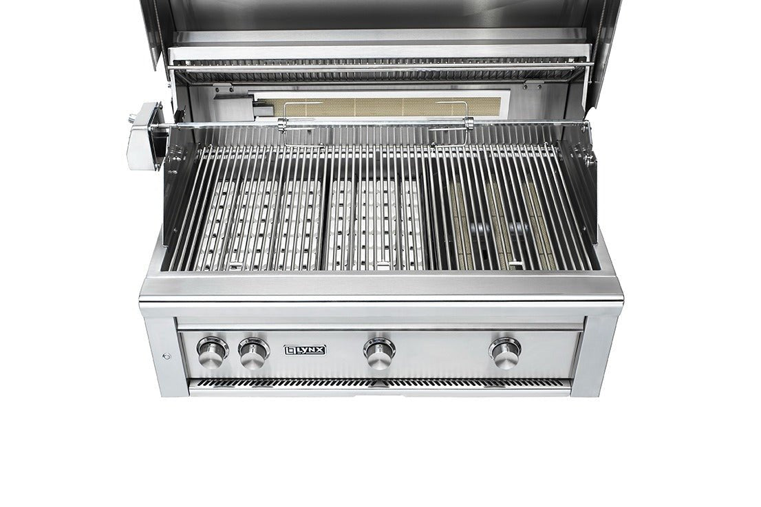Lynx Professional 36-Inch Natural Gas Grill With One Infrared Trident Burner & Rotisserie - L36TRF-NG - view 3