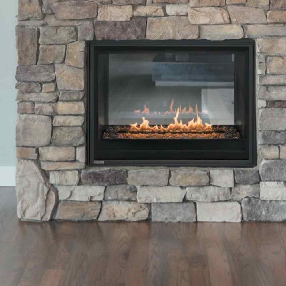 Montigo Divine Multi-Sided 42 See-Thru Direct-Vent Gas Fireplace - H42F - view 2