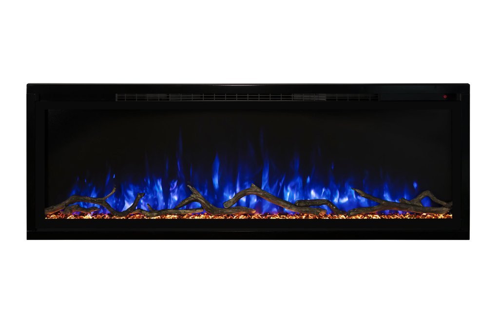 Modern Flames Spectrum Slimline 74 Inch Recessed/Wall Mount Linear Electric Fireplace
