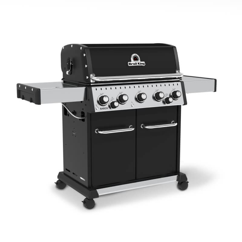 Broil King Baron 590 PRO 5-Burner Propane Gas Grill With Rotisserie & Side Burner - view 5