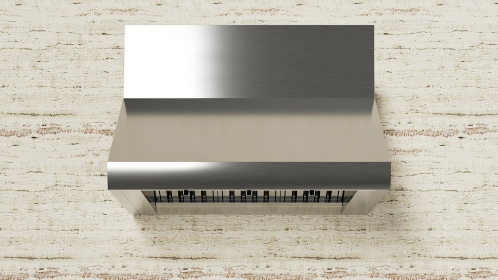 XO 48 Inch Pro Style Wall Mount Ducted Hood with 1200 CFM & LED Lights