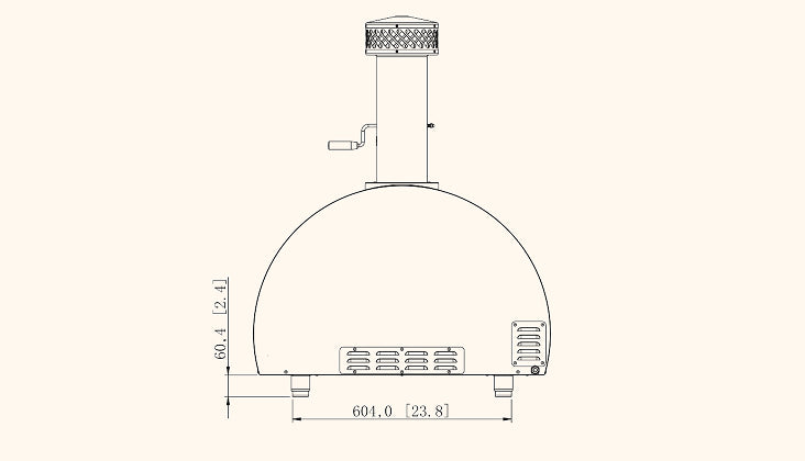 Summerset Hybrid Gas Wood Outdoor Pizza Oven - view 7