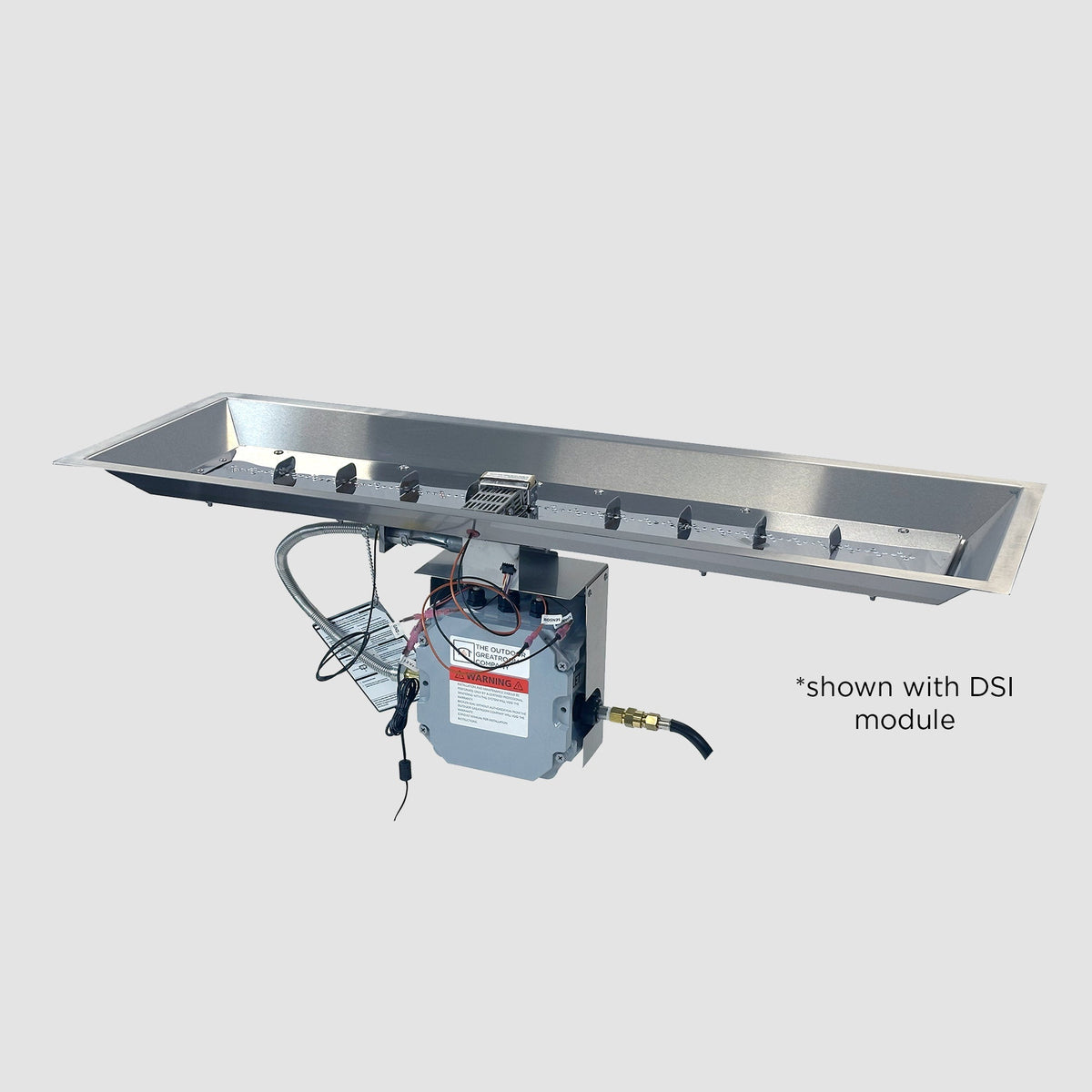 The Outdoor GreatRoom Crystal Fire Plus Linear Gas Burner - view 12