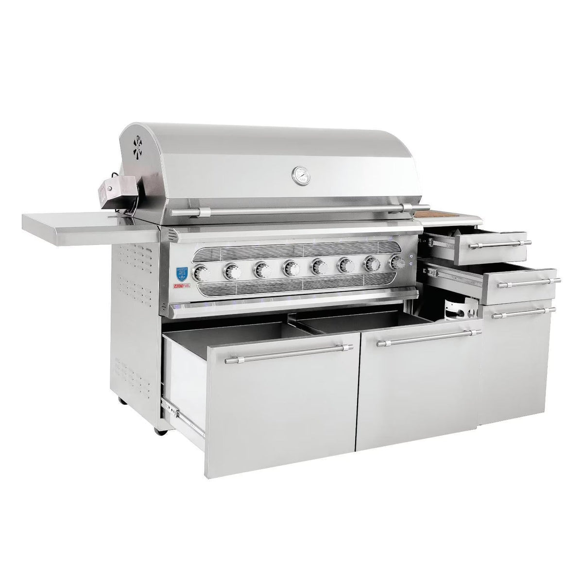 American Made Grills Muscle 54-Inch Freestanding Hybrid Grill - Natural Gas - MUSFS54-NG - view 5